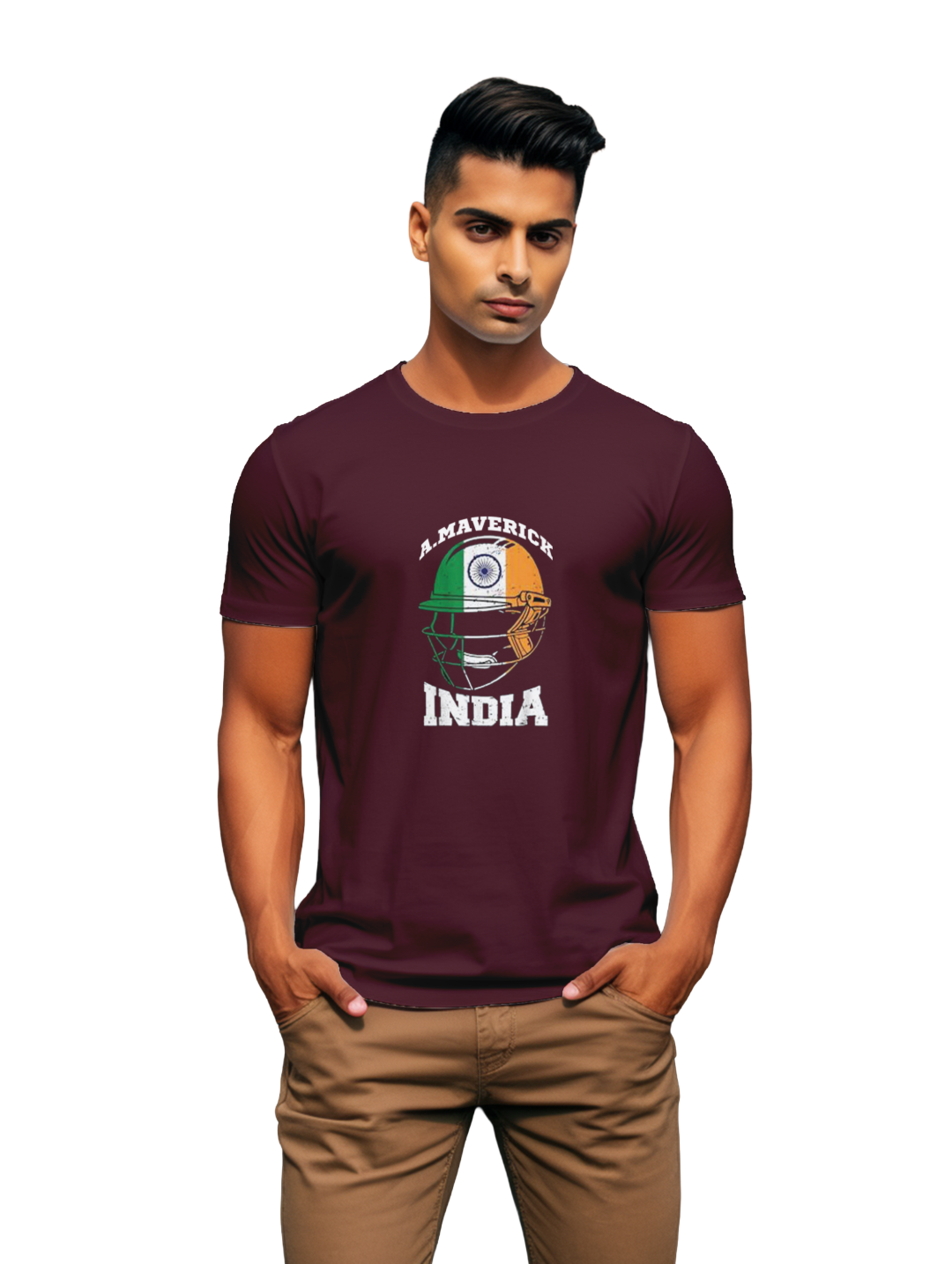 Cricket Crest :Men's T-shirt