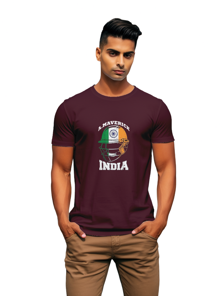 Cricket Crest :Men's T-shirt