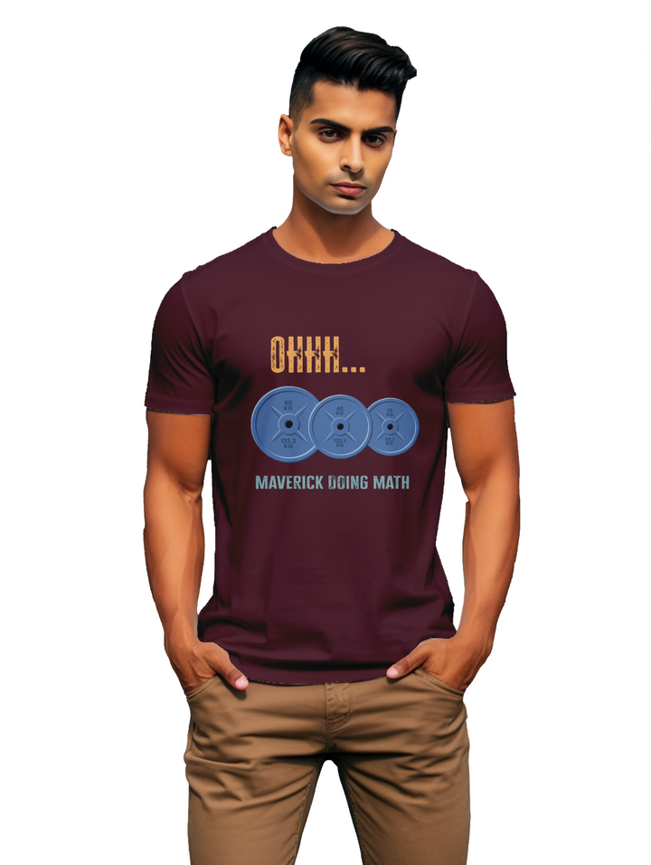 Mens  OHH Maverick doing math T-Shirt