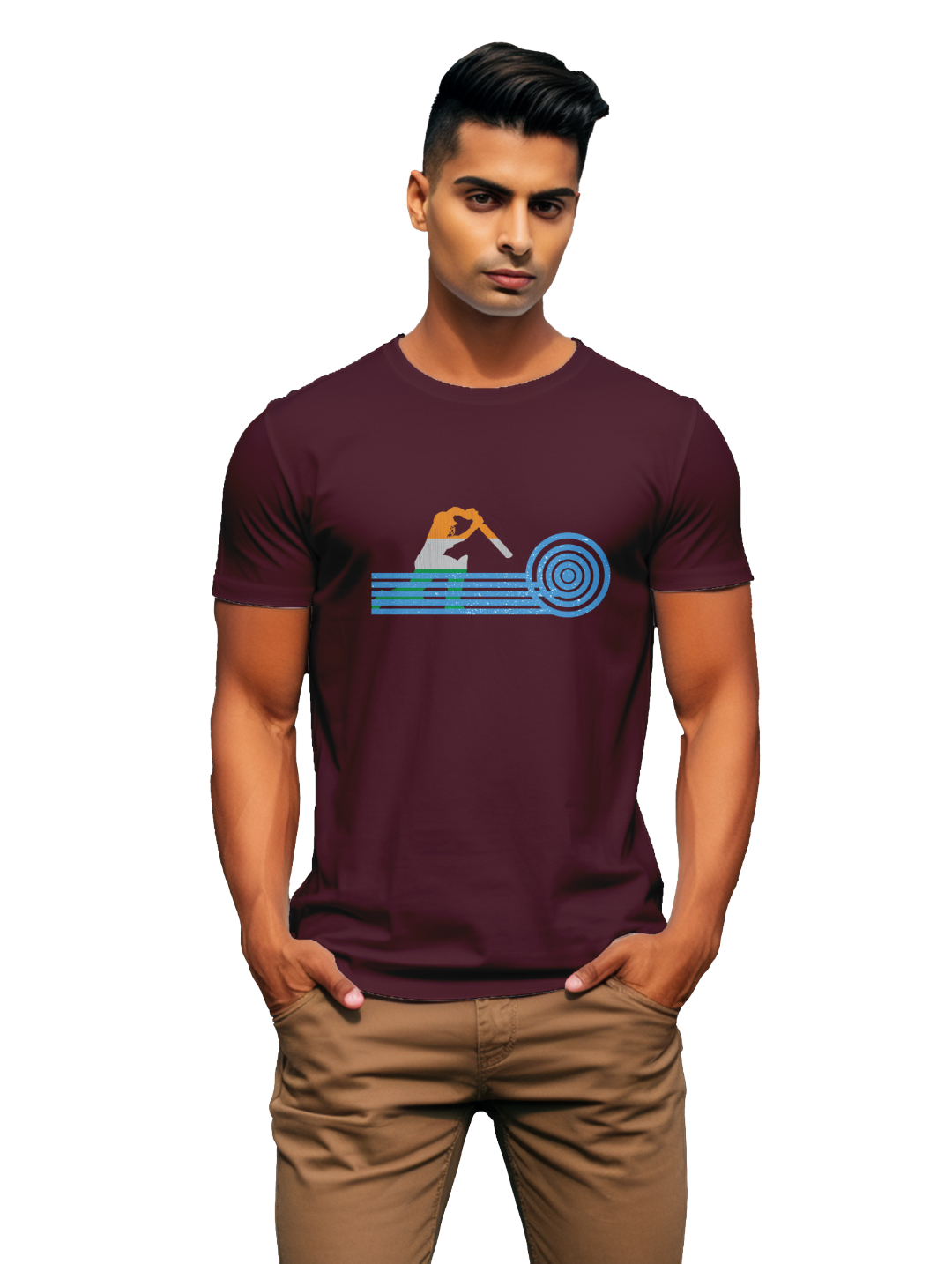 Men's cricket T-shirt