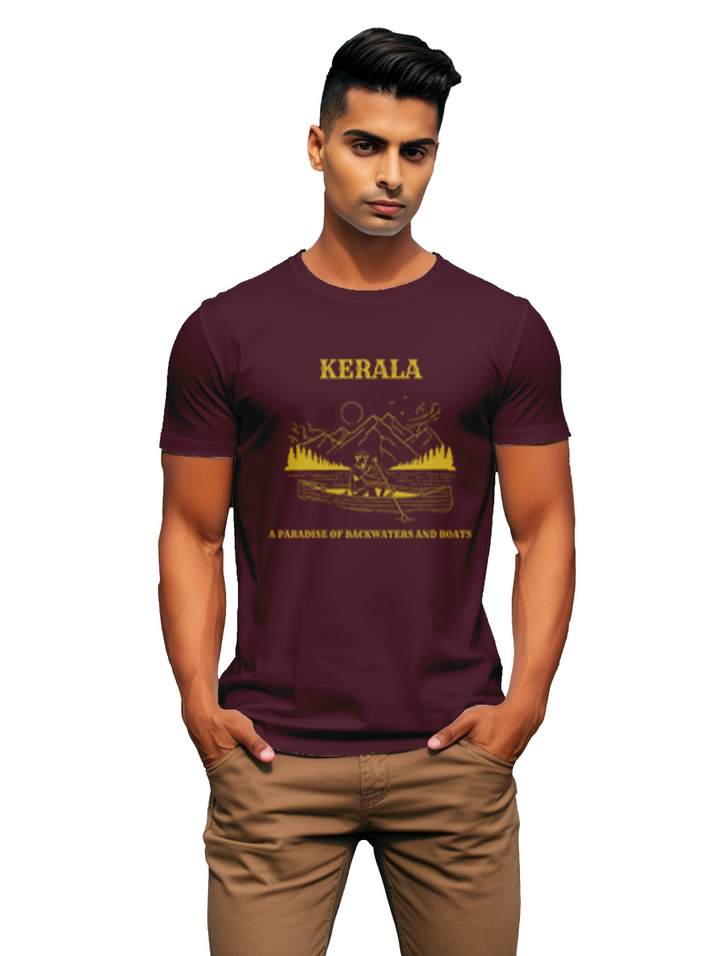 Mens  Kerala Blackwater and Boats T-Shirt