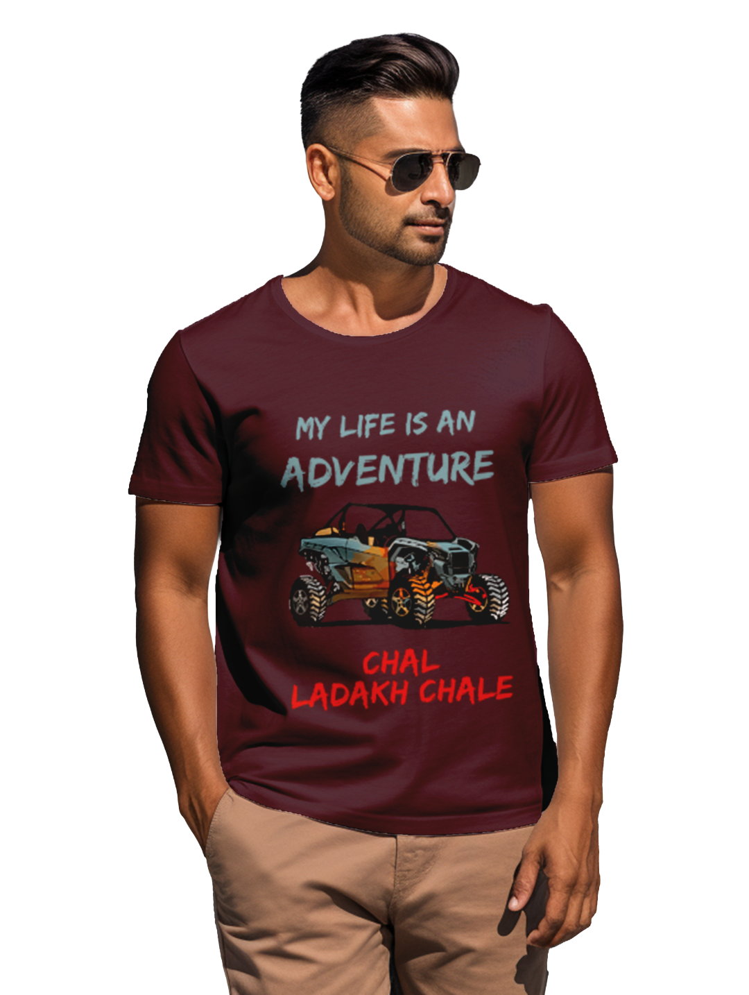 Mens Chal Ladakh Chale T-Shirt