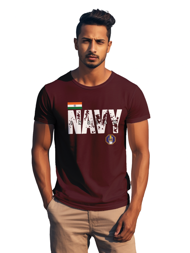 Men's Indian navy T-Shirt