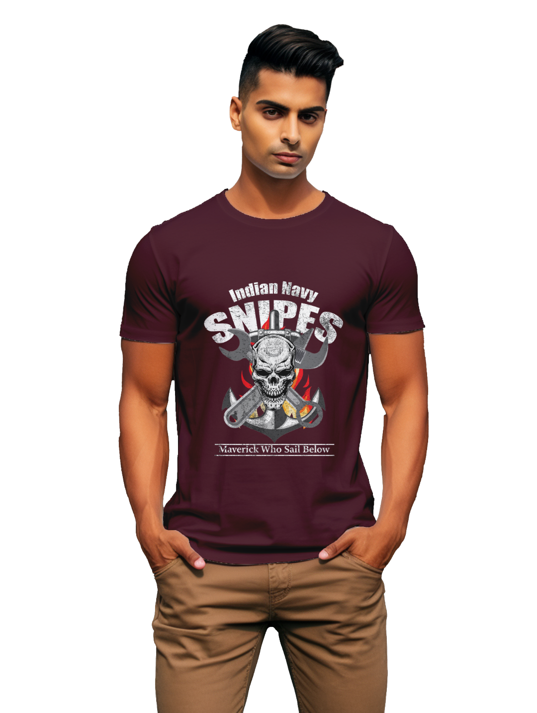 Men's Indian Navy Snipes T-Shirt