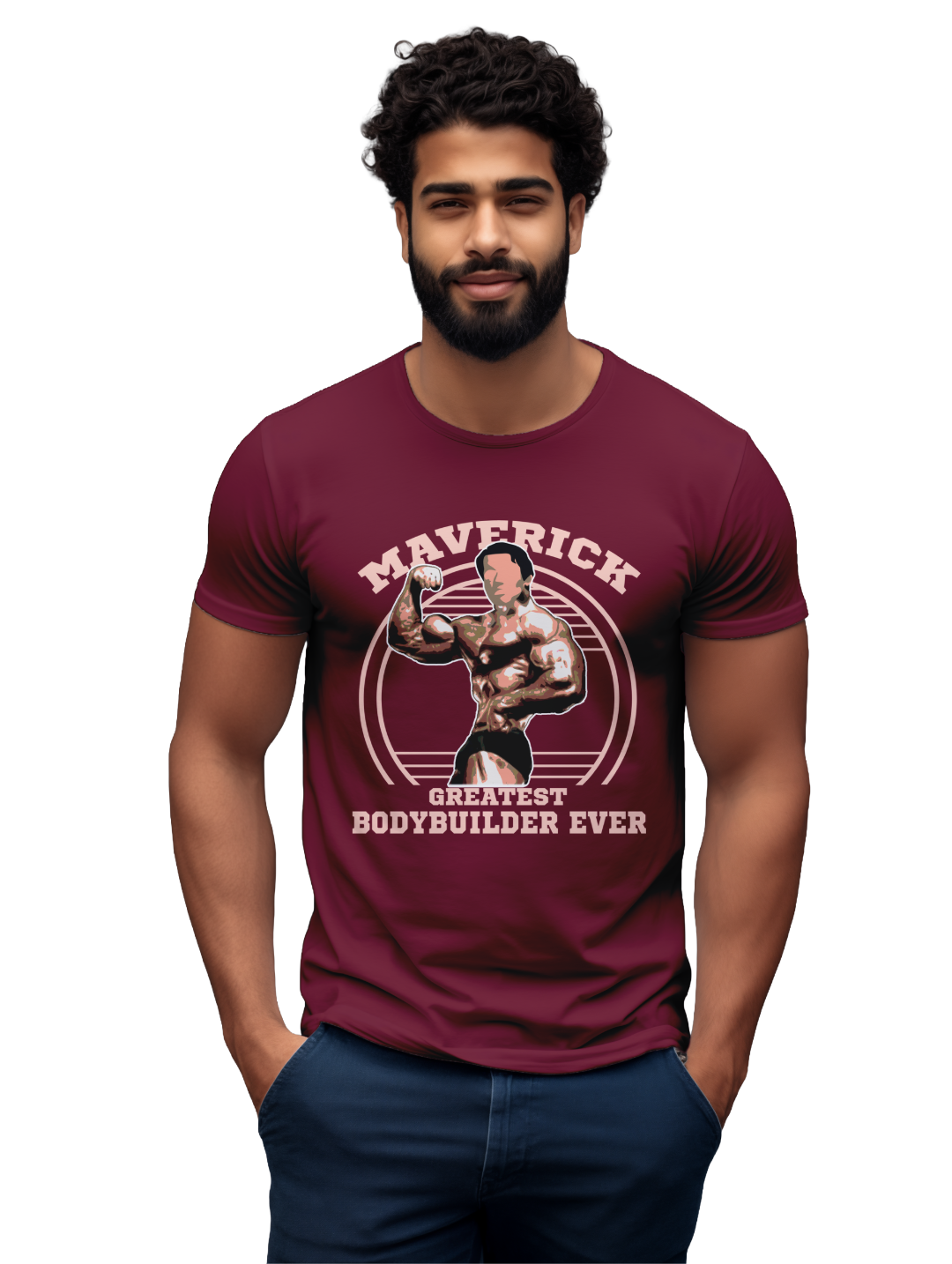 Mens Maverick Greatest Bodybuilder ever T-Shirt