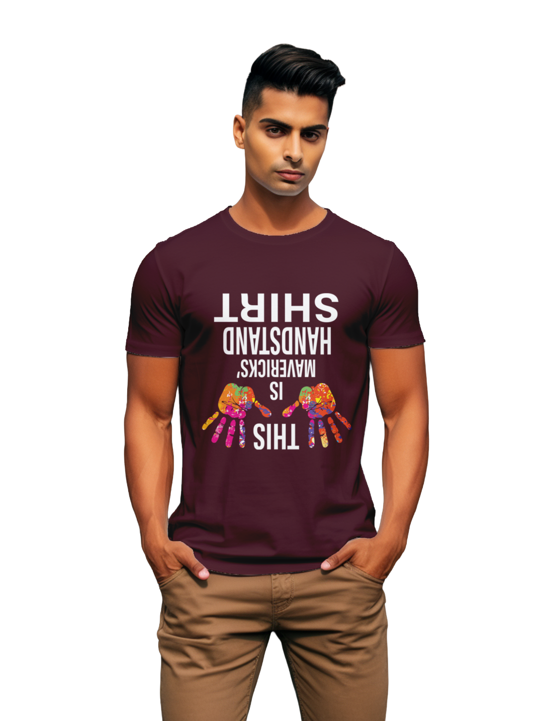 men's This is Mavericks Handstand T-shirt