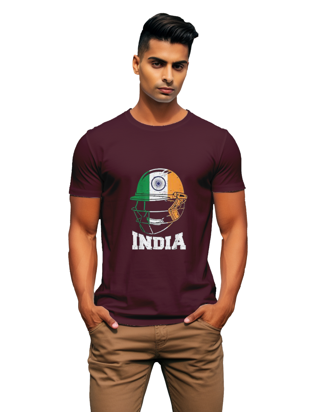 Cricket Crest: Where Passion Meets Style Men's T-shirt