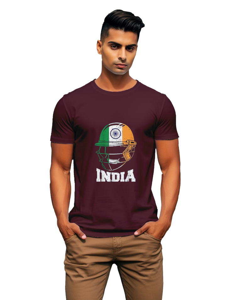 Cricket Crest: Where Passion Meets Style Men's T-shirt