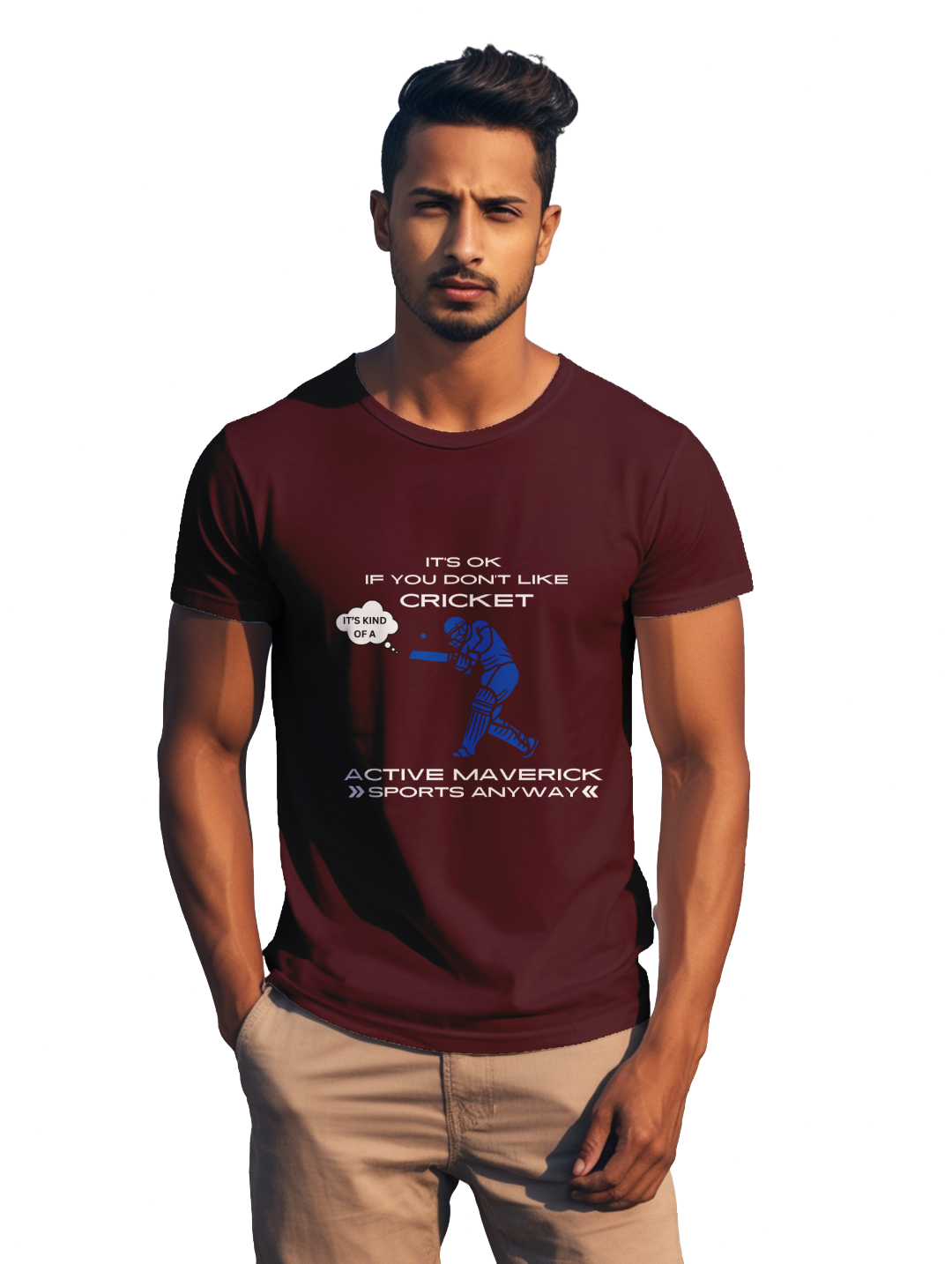 Mens Cricket Active Maverick T-shirt