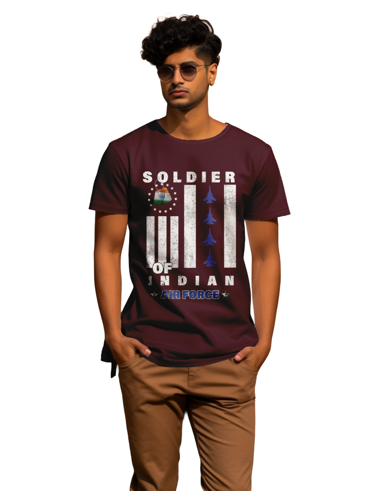 Men's Soldier of Indian Airforce T-shirt