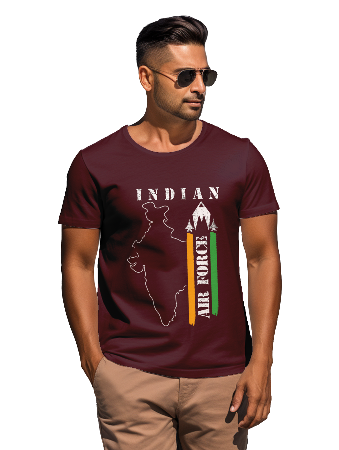 Men's  indian airforce maverick t-shirt