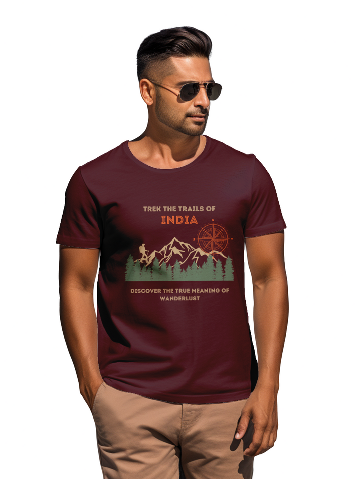 Men's Trek the trails of India T-Shirt