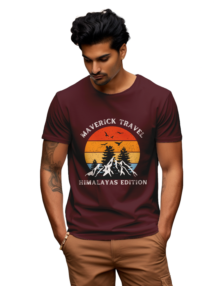 Mens  Maverick Travel Himalayan Edition T-Shirt