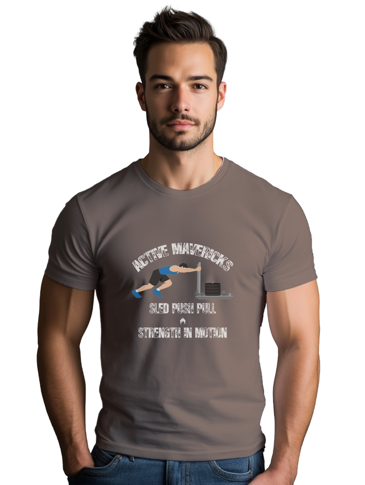 Mens SLED PUSH PULL T-Shirt