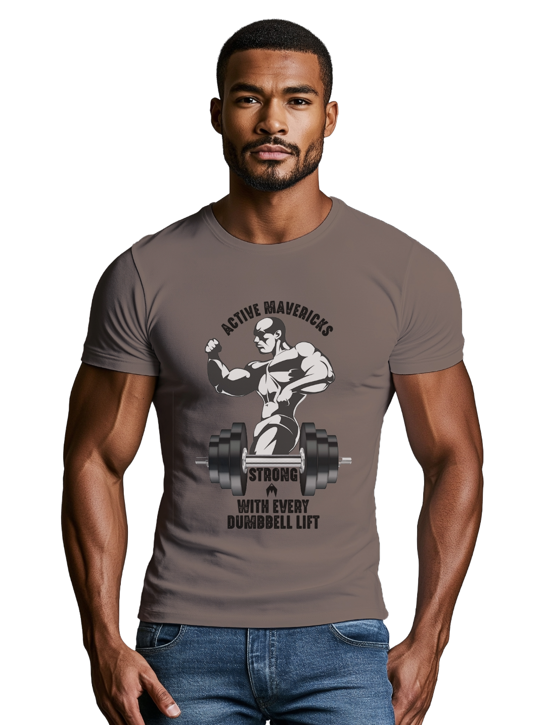 Mens DUMBELL T-Shirt