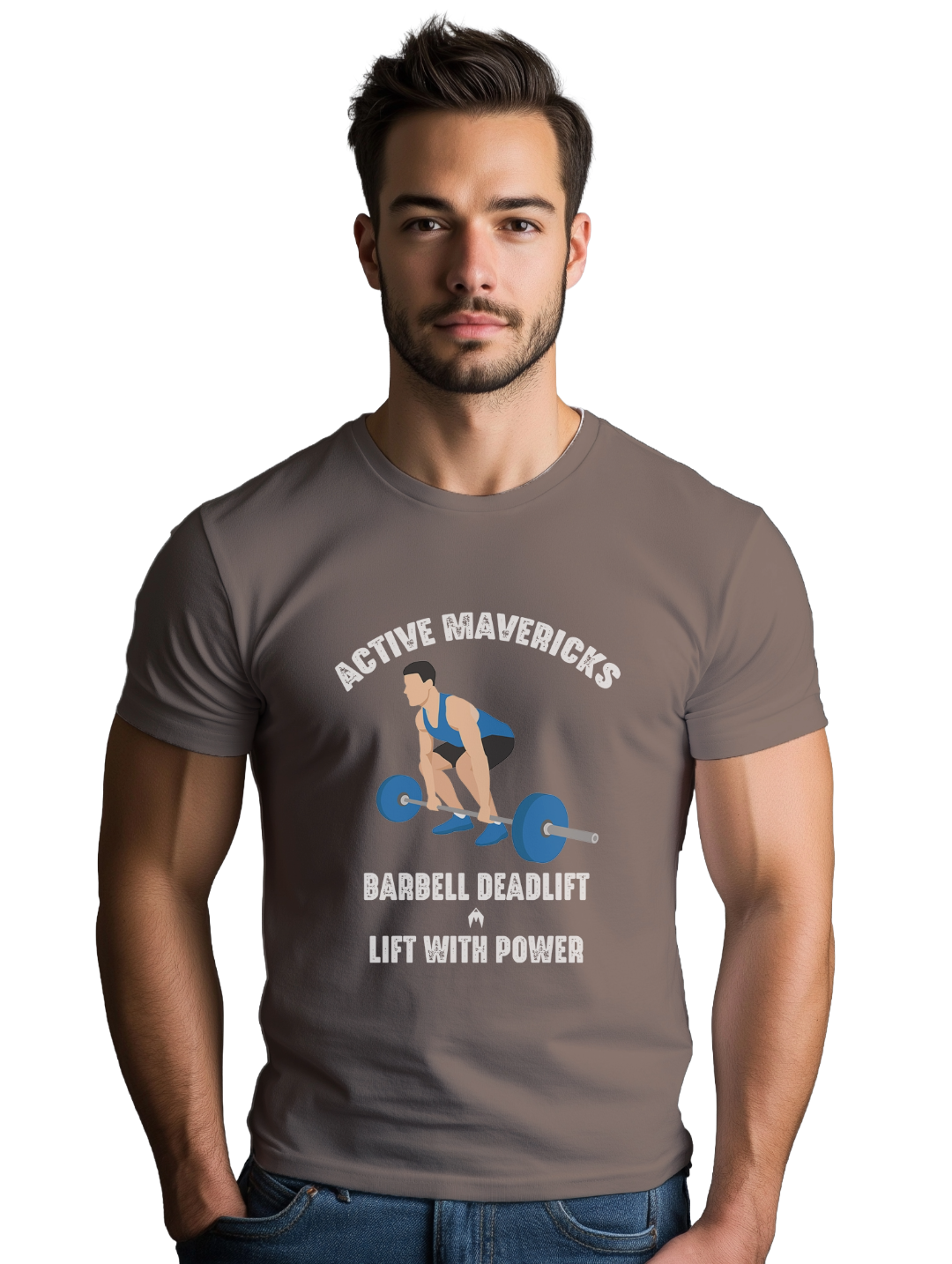 Mens BARBELL DEADLIFT T-Shirt