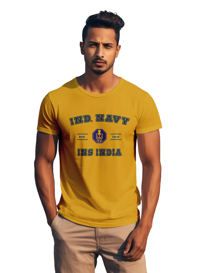 Men's Ind. Navy INS India T-Shirt