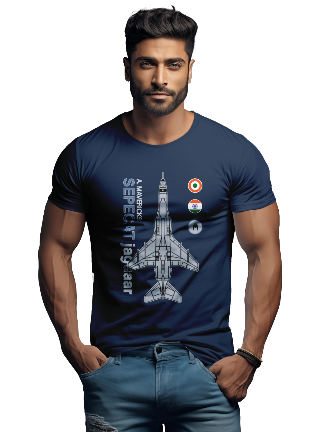 Men's Jaguar’s Valor – The IAF’s Fearless Glider t-shirt