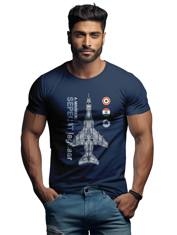 Men's Jaguar’s Valor – The IAF’s Fearless Glider t-shirt