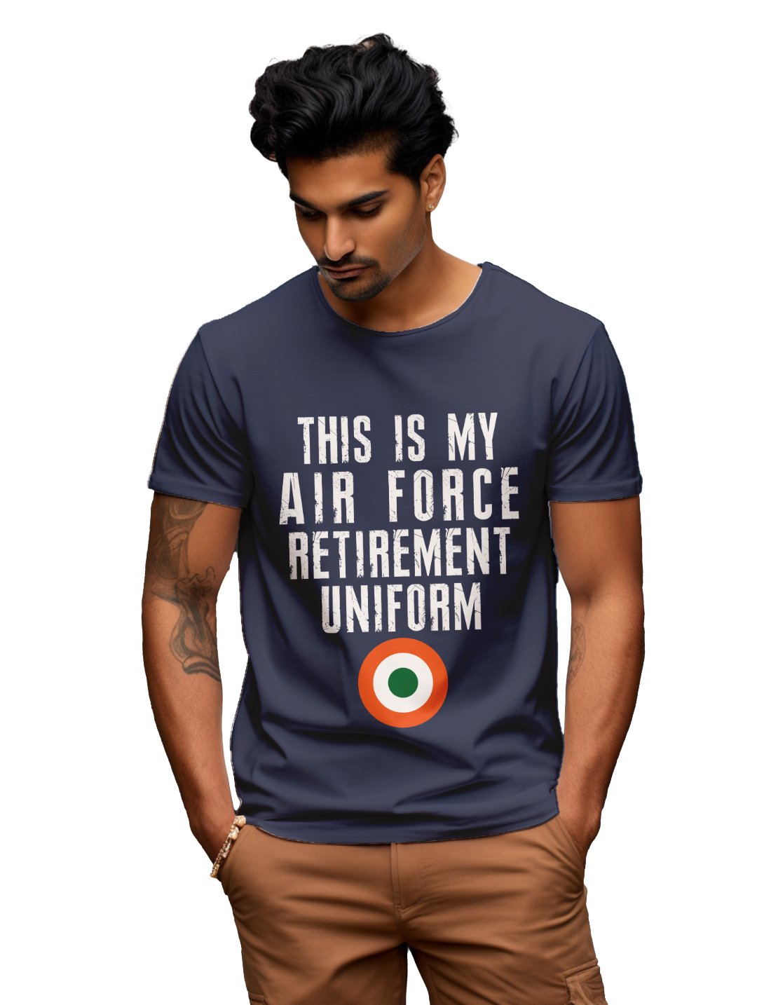 Men's This is my airforce retirement uniform T-Shirt