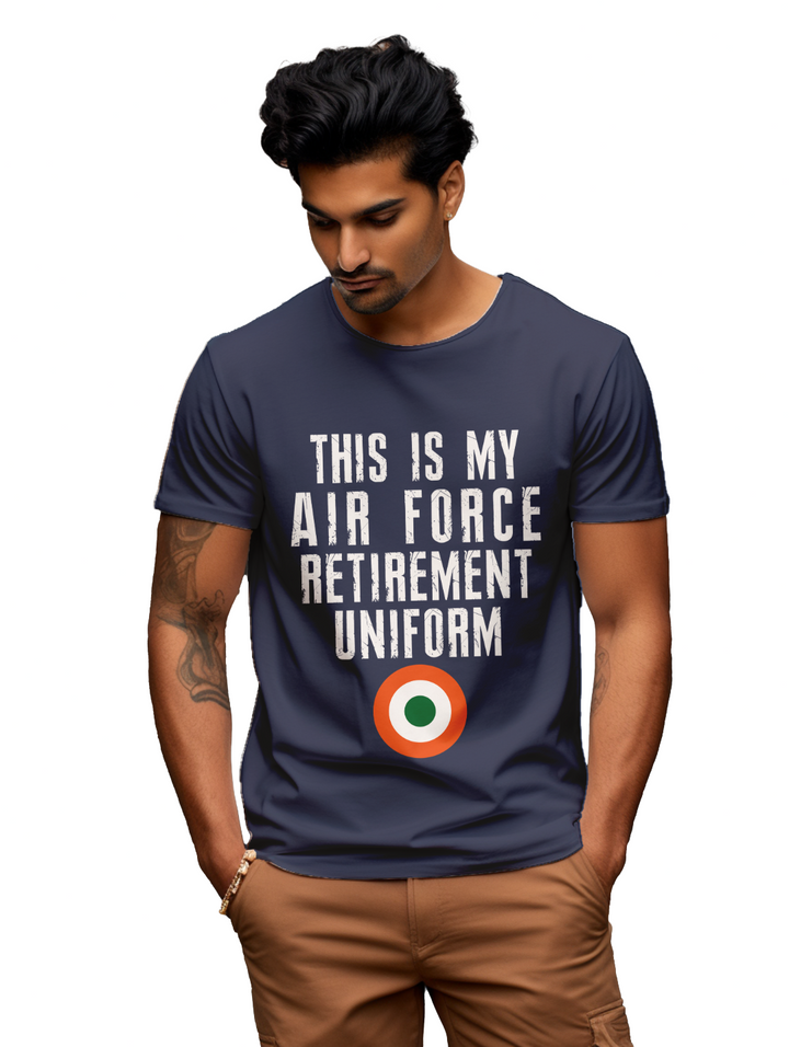 Men's This is my airforce retirement uniform T-Shirt