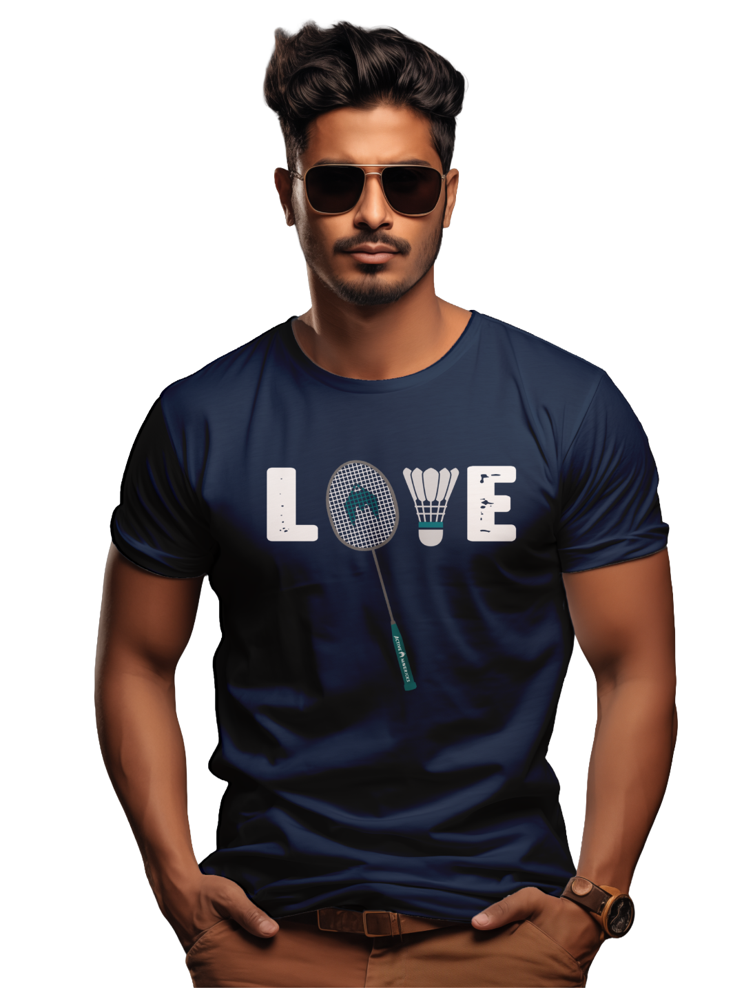 Men's LOVE BADMINTON T-Shirt