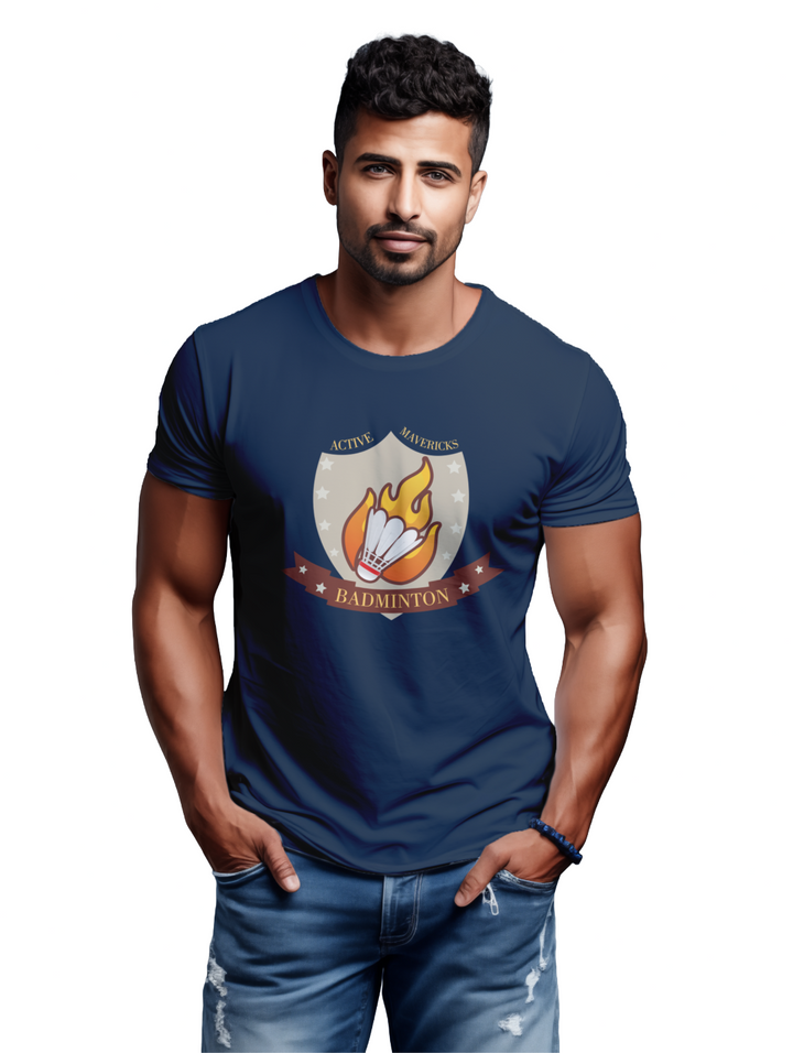Men's ACTIVE MAVERICKS BADMINTON T-Shirt