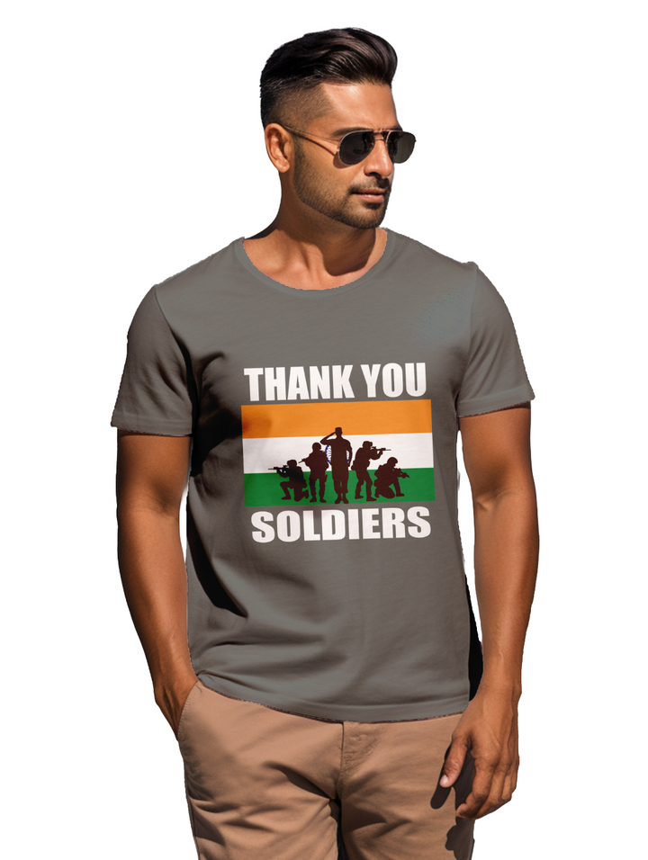 Mens Thank You Soldiers t-shirt