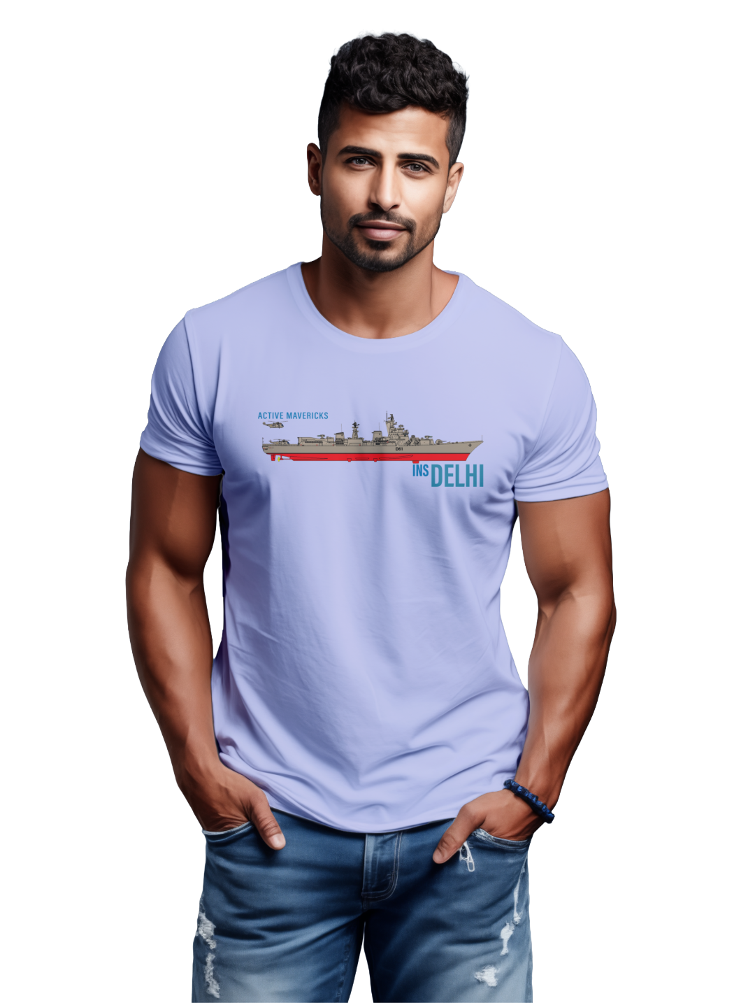 Mens INS Delhi T-SHIRT