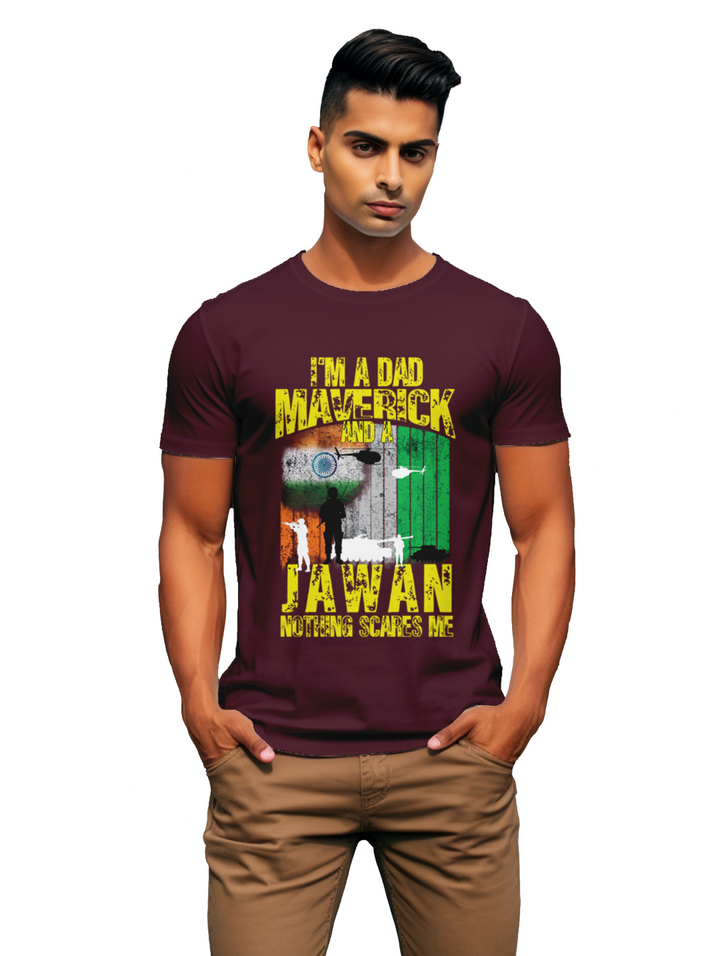Men's Im a Dad Maverick and Jawan T-shirt