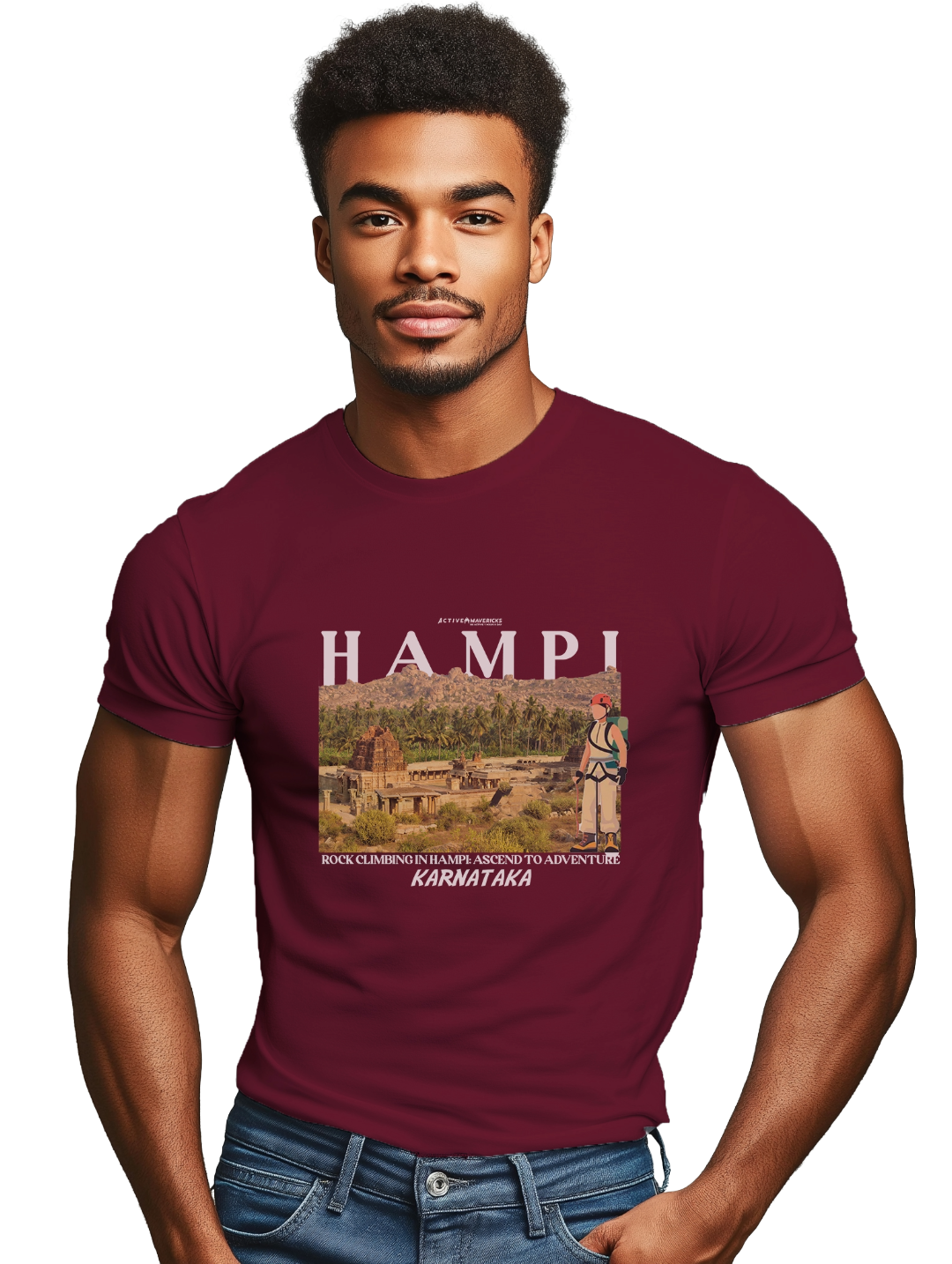 Men's HAMPI : KARNATAKA T-Shirt