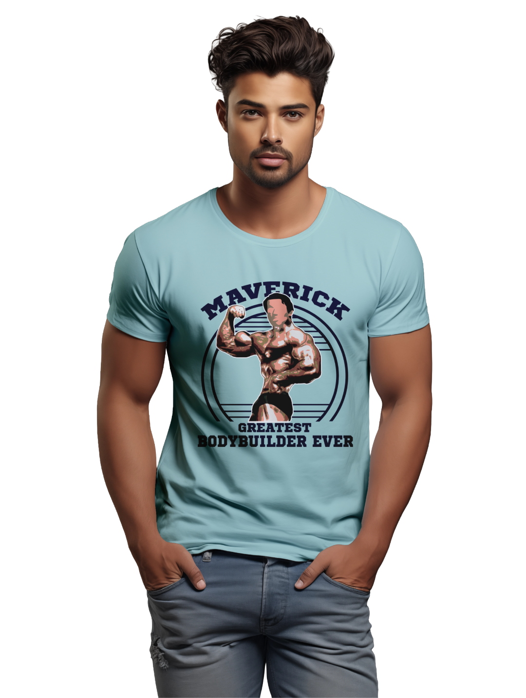 Mens Maverick Greatest Bodybuilder ever T-Shirt