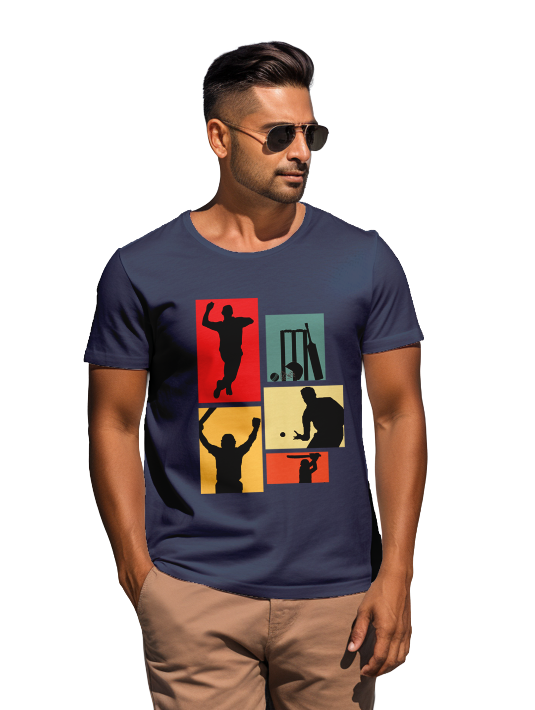 Cricket Collage Men's T-shirt