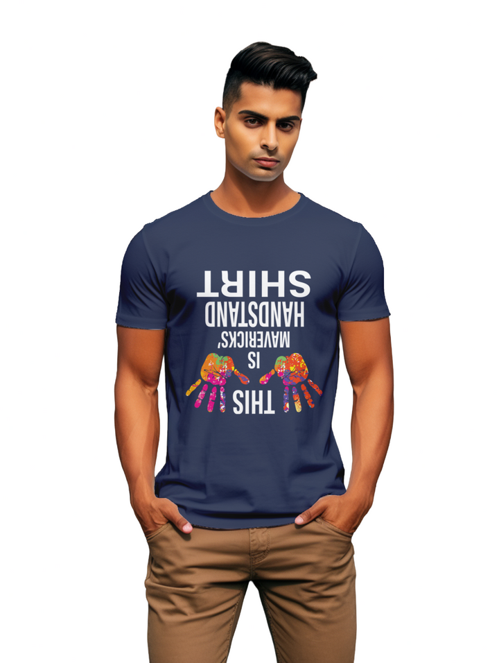 men's This is Mavericks Handstand T-shirt