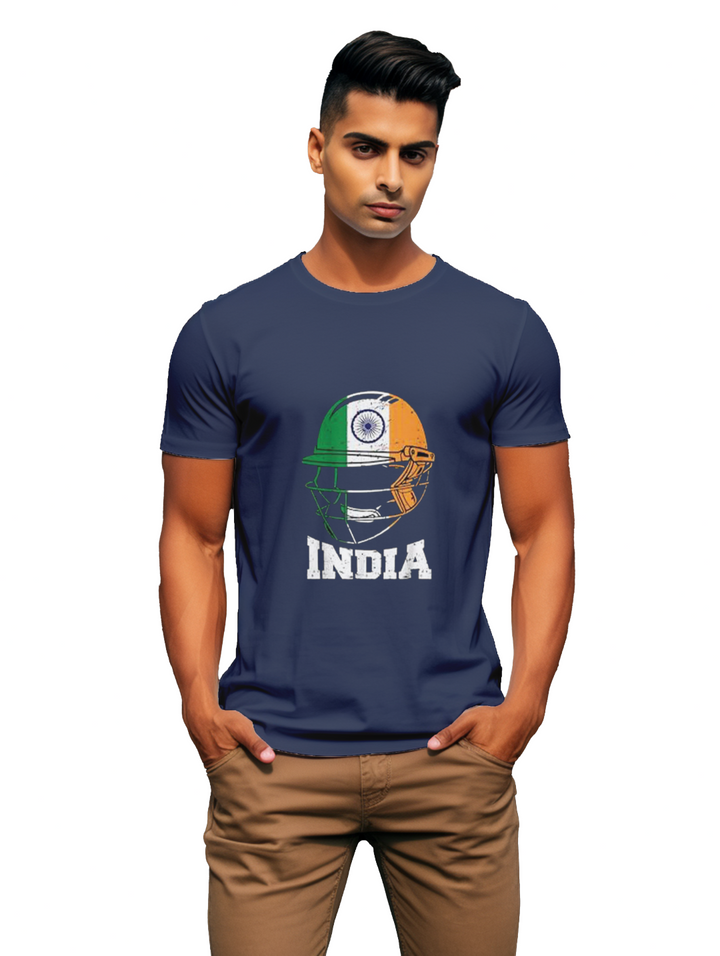 Cricket Crest: Where Passion Meets Style Men's T-shirt
