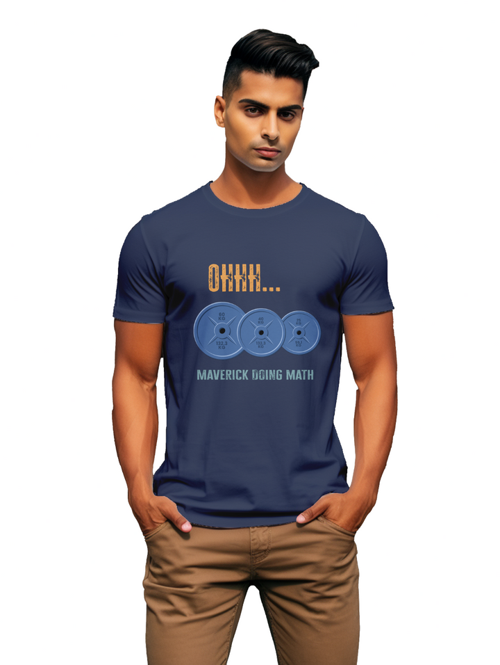 Mens  OHH Maverick doing math T-Shirt