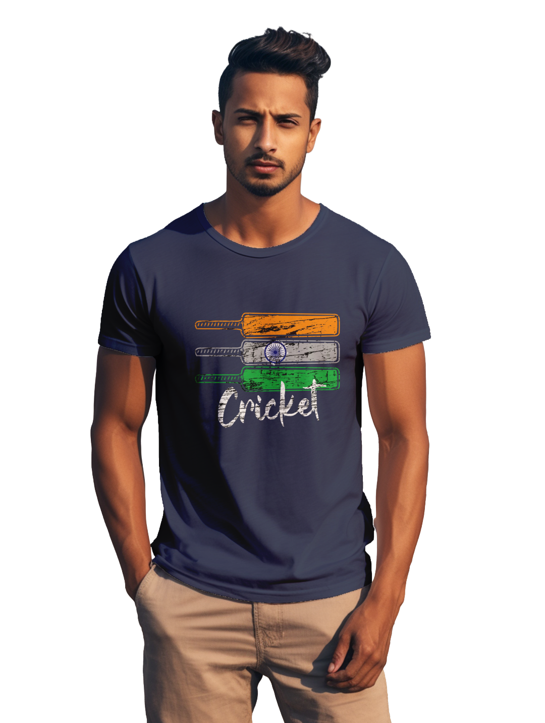 Mens Cricket_Mode On T-shirt