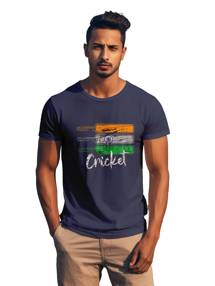 Mens Cricket_Mode On T-shirt