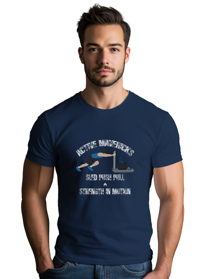 Mens SLED PUSH PULL T-Shirt