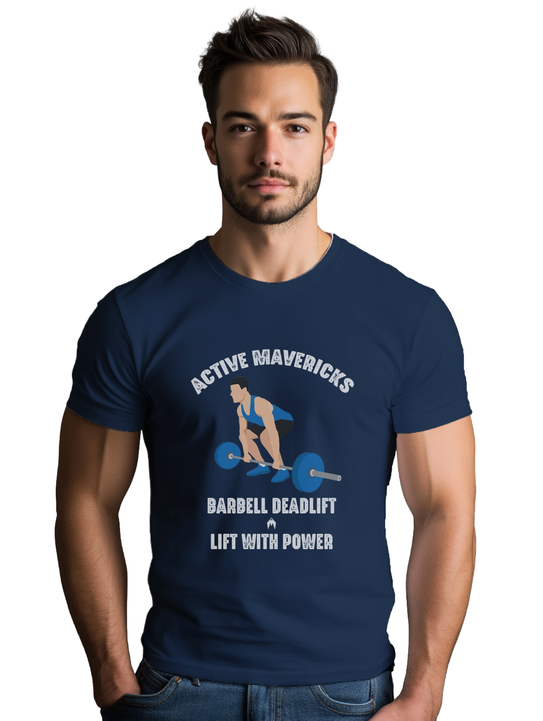 Mens BARBELL DEADLIFT T-Shirt