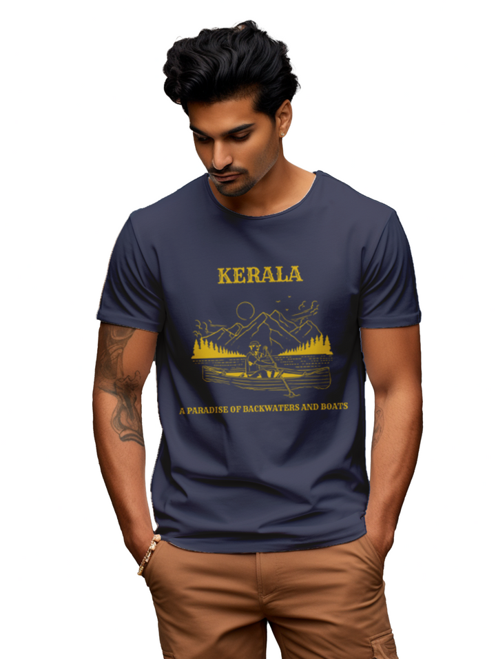 Mens  Kerala Blackwater and Boats T-Shirt