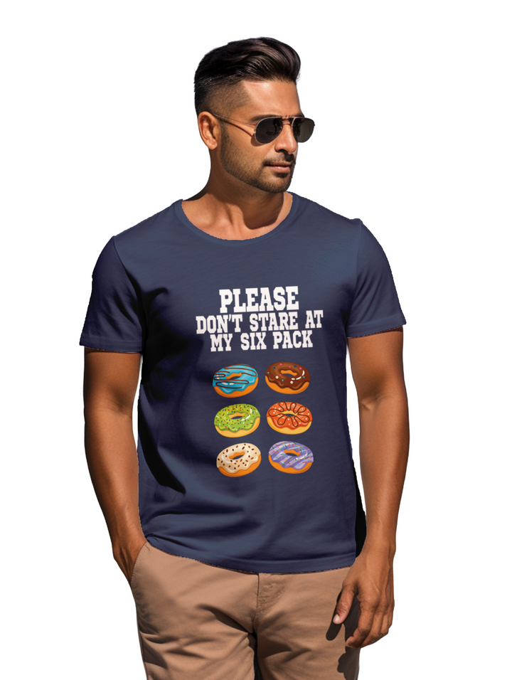 mens  Please Don't Stare at my Six Packs T-Shirt