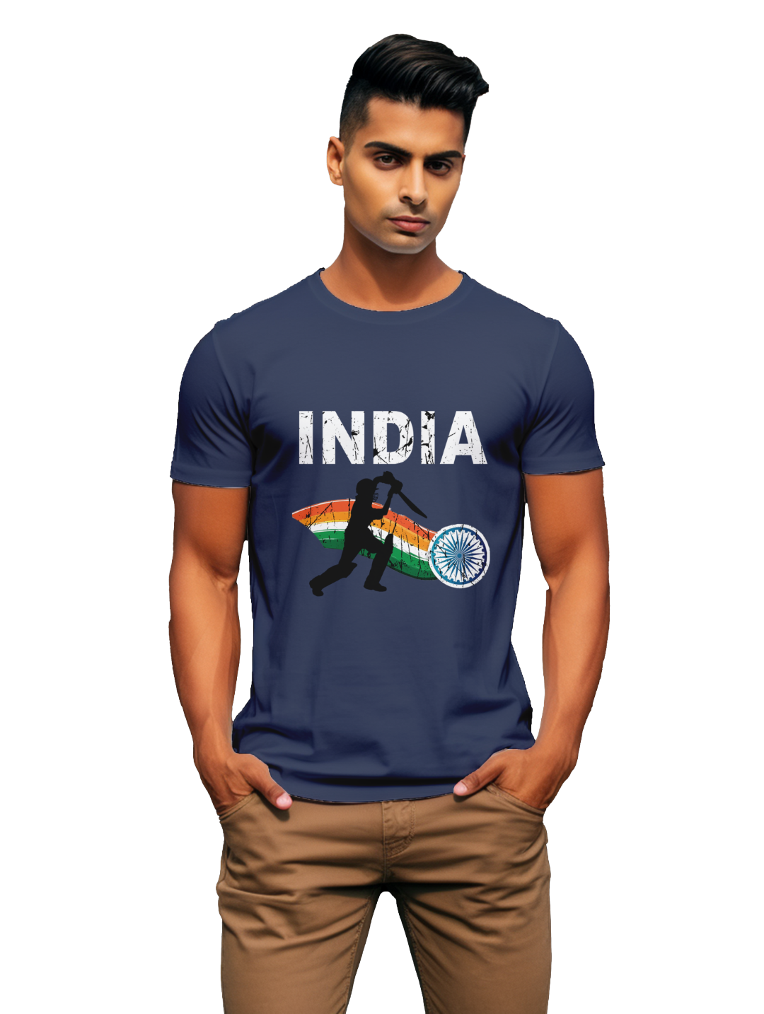 Cricket Crest: Where Passion Meets Style Men's T-shirt