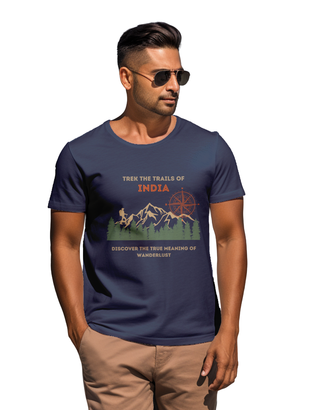 Men's Trek the trails of India T-Shirt