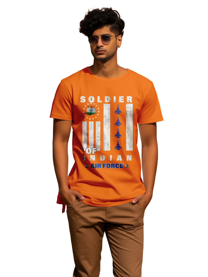 Men's Soldier of Indian Airforce T-shirt