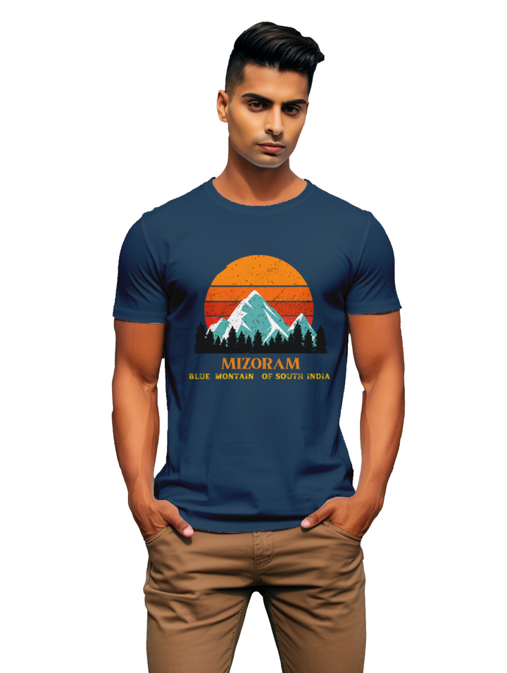 Men's  Mizoram Blue Mountains T-Shirt