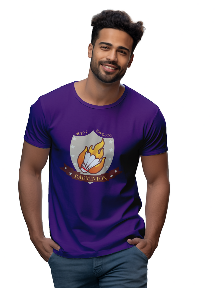 Men's ACTIVE MAVERICKS BADMINTON T-Shirt