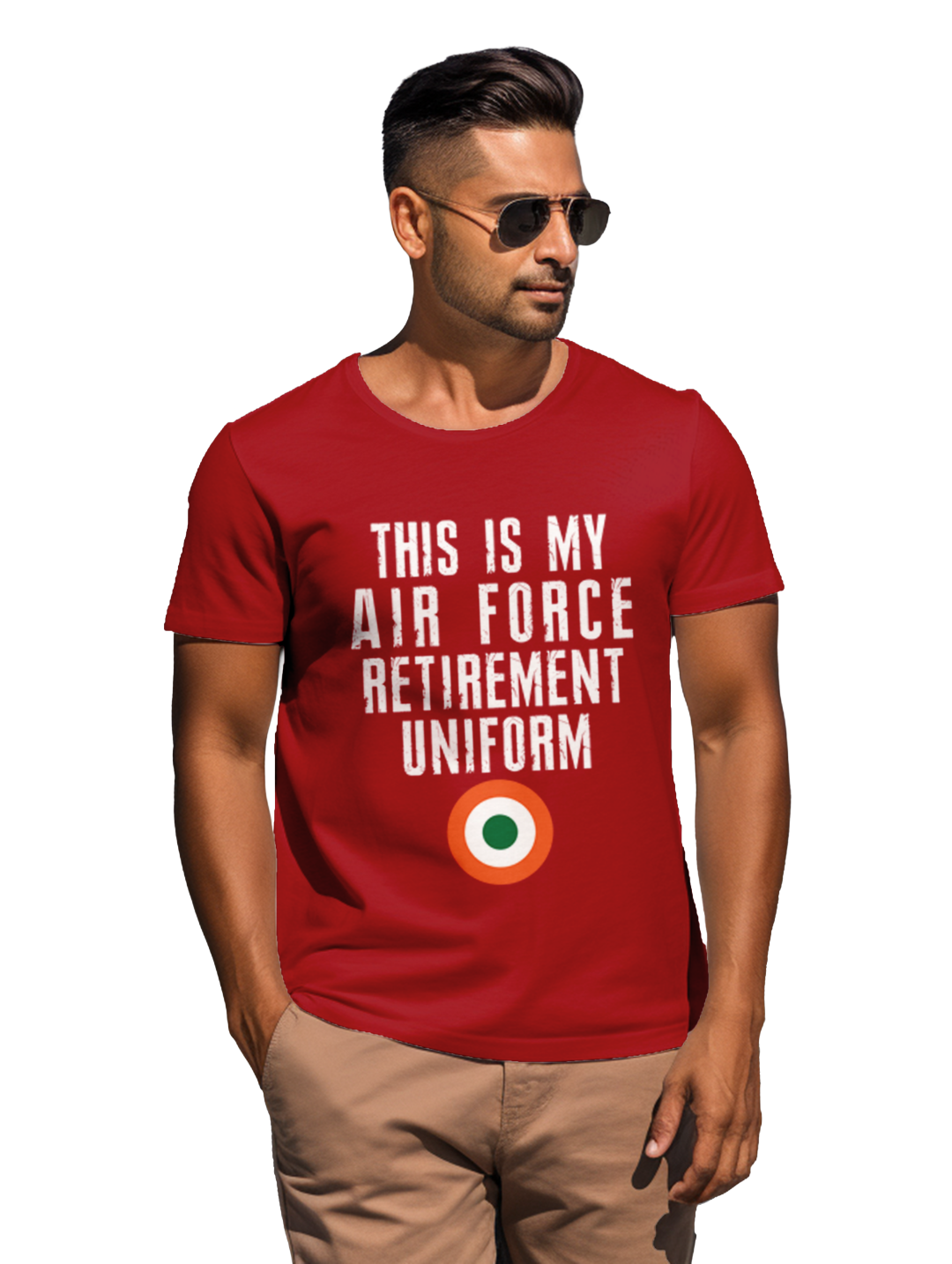 Men's This is my airforce retirement uniform T-Shirt