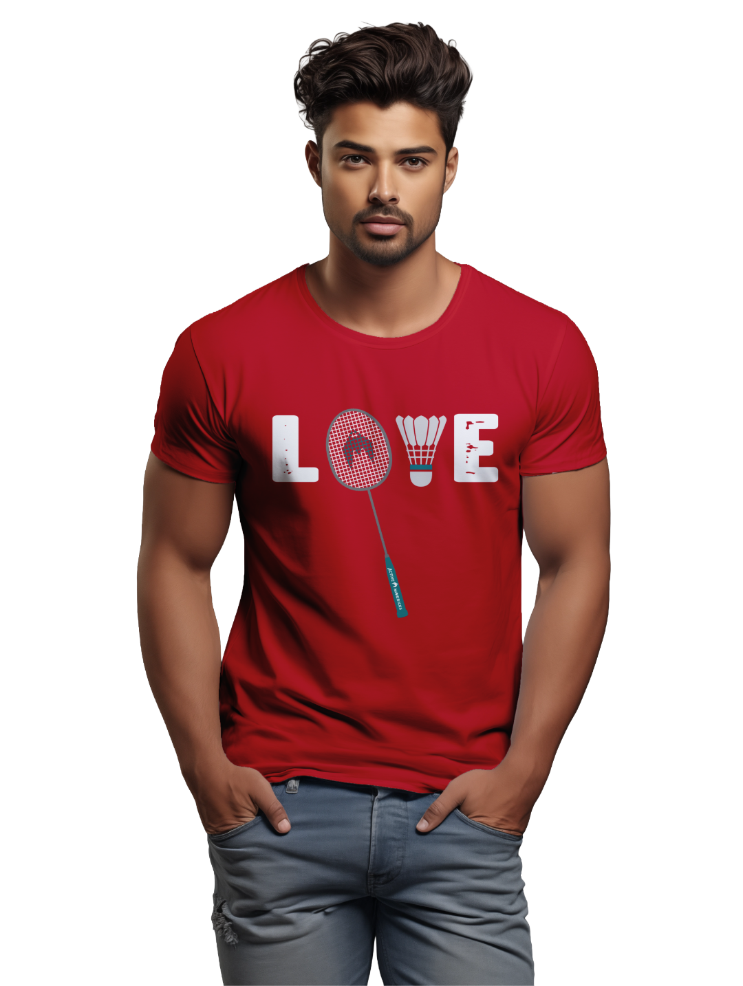 Men's LOVE BADMINTON T-Shirt