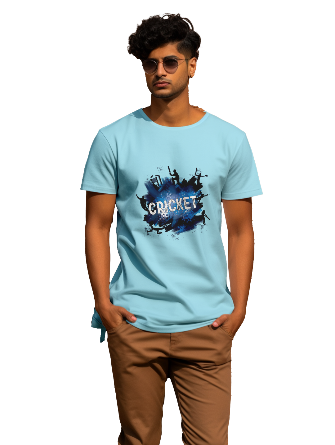 Mens Cricket__Mode On T-shirt